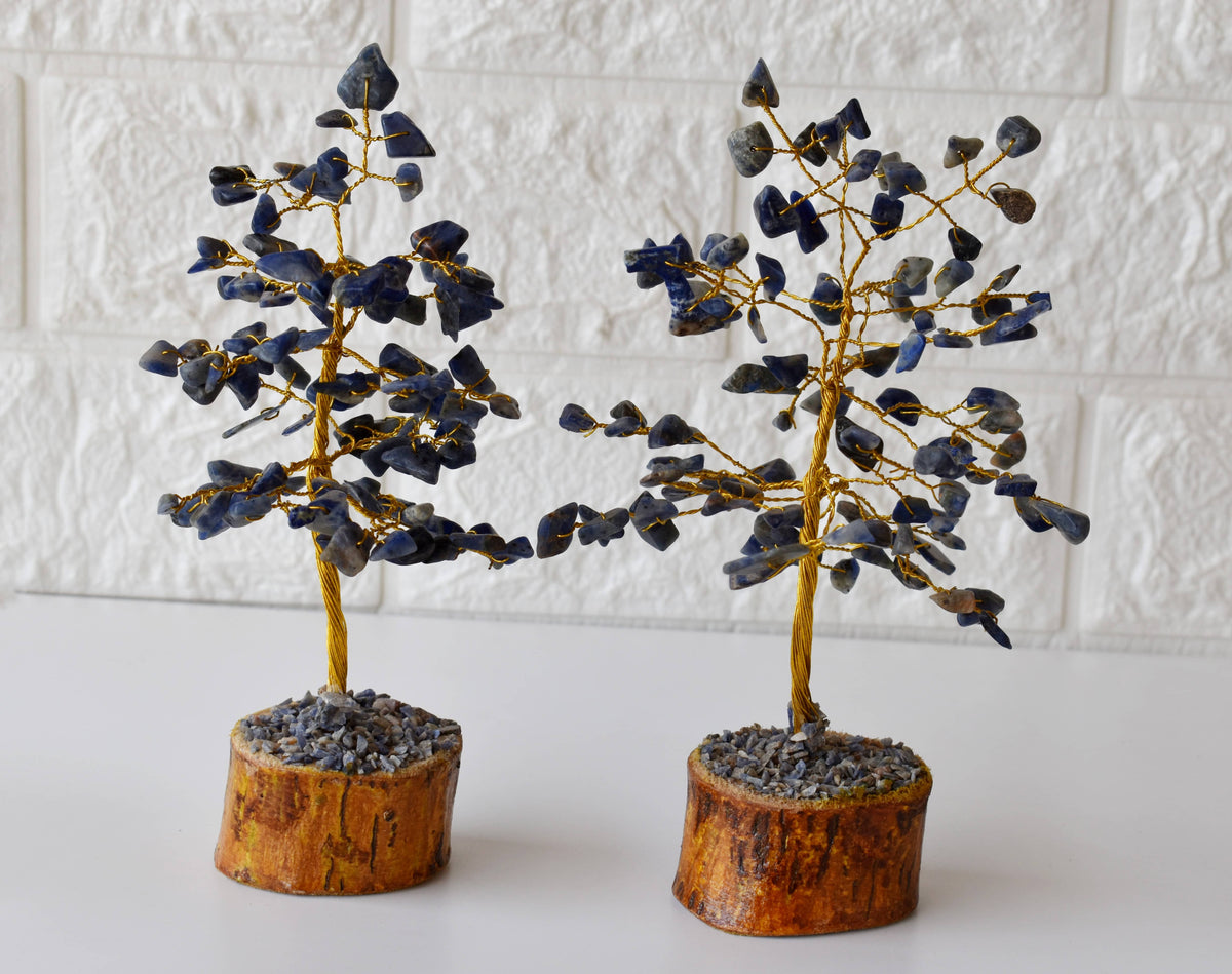 Sodalite Crystal Tree (Meditation and Angelic Communication)  DestGlow