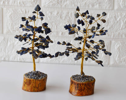 Sodalite Crystal Tree (Meditation and Angelic Communication)  DestGlow