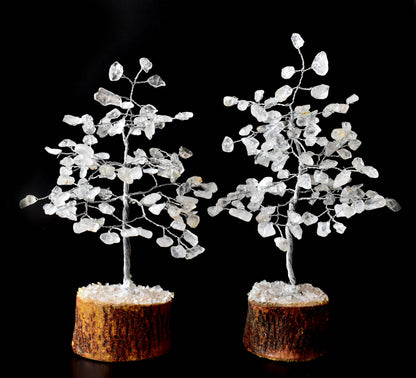Clear Quartz Crystal Tree (Emotional Stability and Meditation)  DestGlow