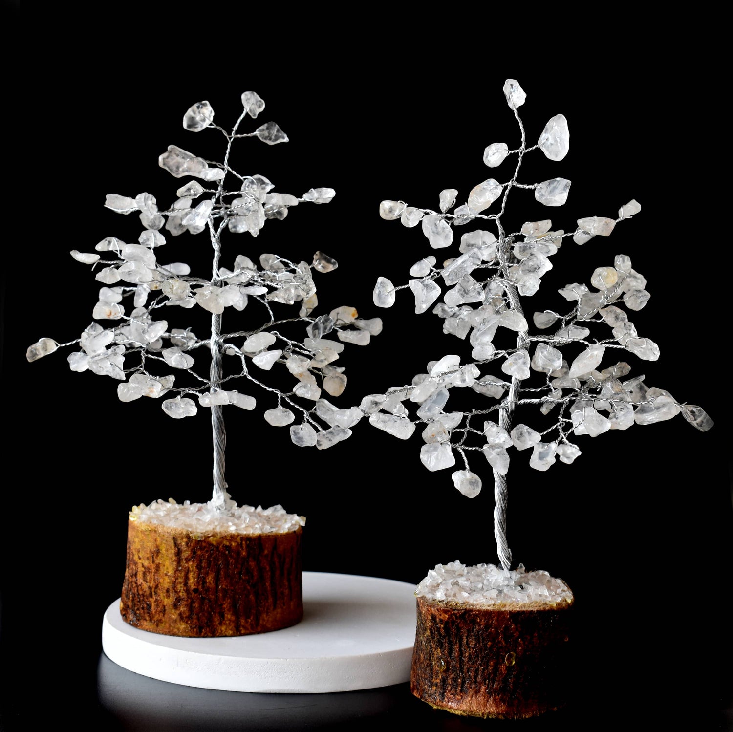 Clear Quartz Crystal Tree (Emotional Stability and Meditation)  DestGlow