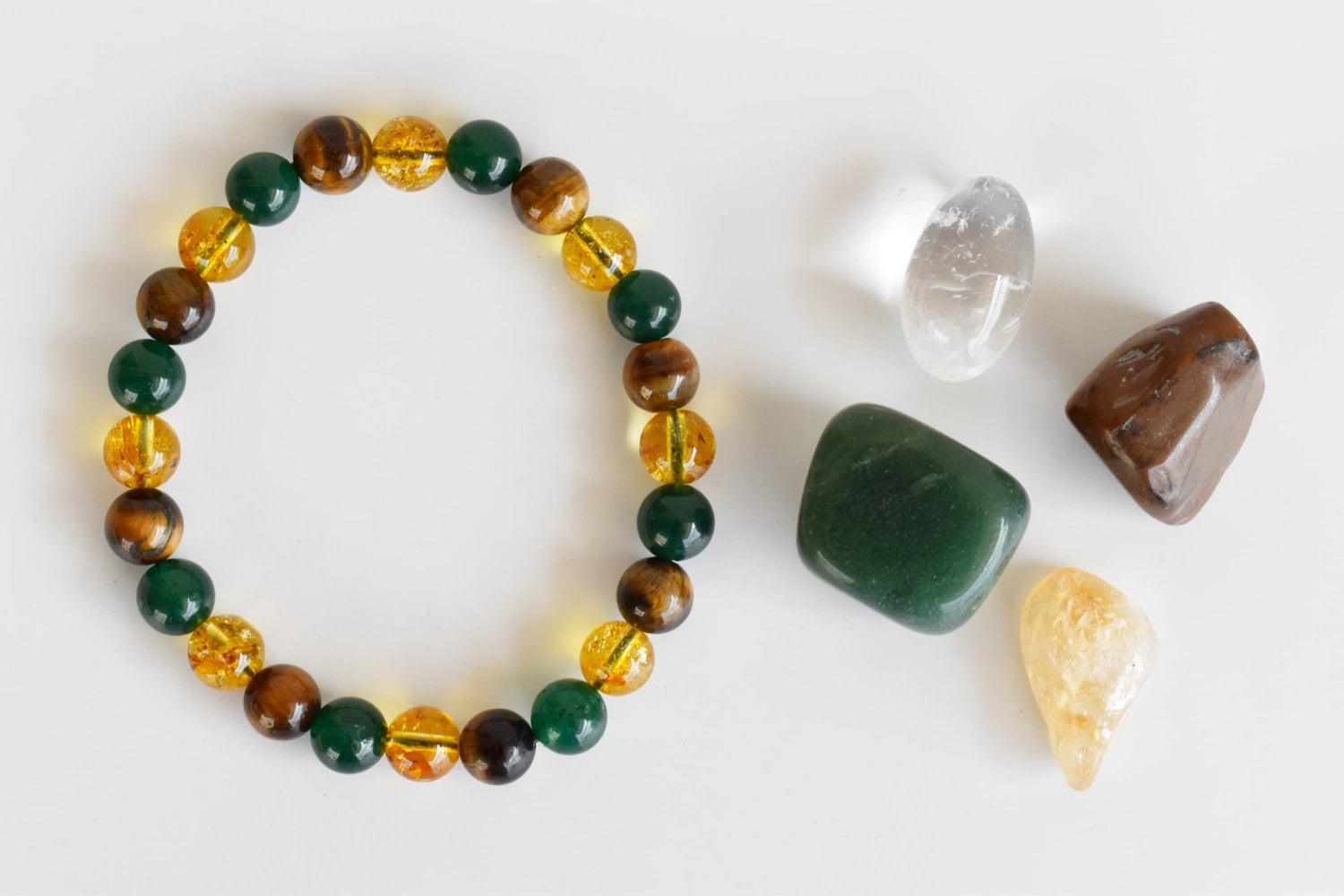 Harbouring GOOD FORTUNE Crystal Kit, Gemstone Tumble Kit, Good fortune Crystal Gift Set  DestGlow