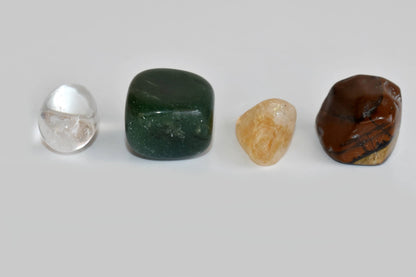 Harbouring GOOD FORTUNE Crystal Kit, Gemstone Tumble Kit, Good fortune Crystal Gift Set  DestGlow
