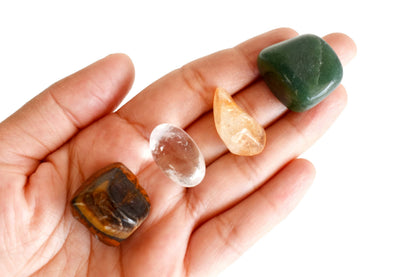 Harbouring GOOD FORTUNE Crystal Kit, Gemstone Tumble Kit, Good fortune Crystal Gift Set  DestGlow