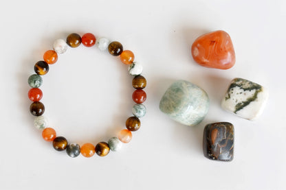 Promote COURAGE Crystal Kit, Gemstone Tumble Kit, Courage Crystal Gift Set  DestGlow