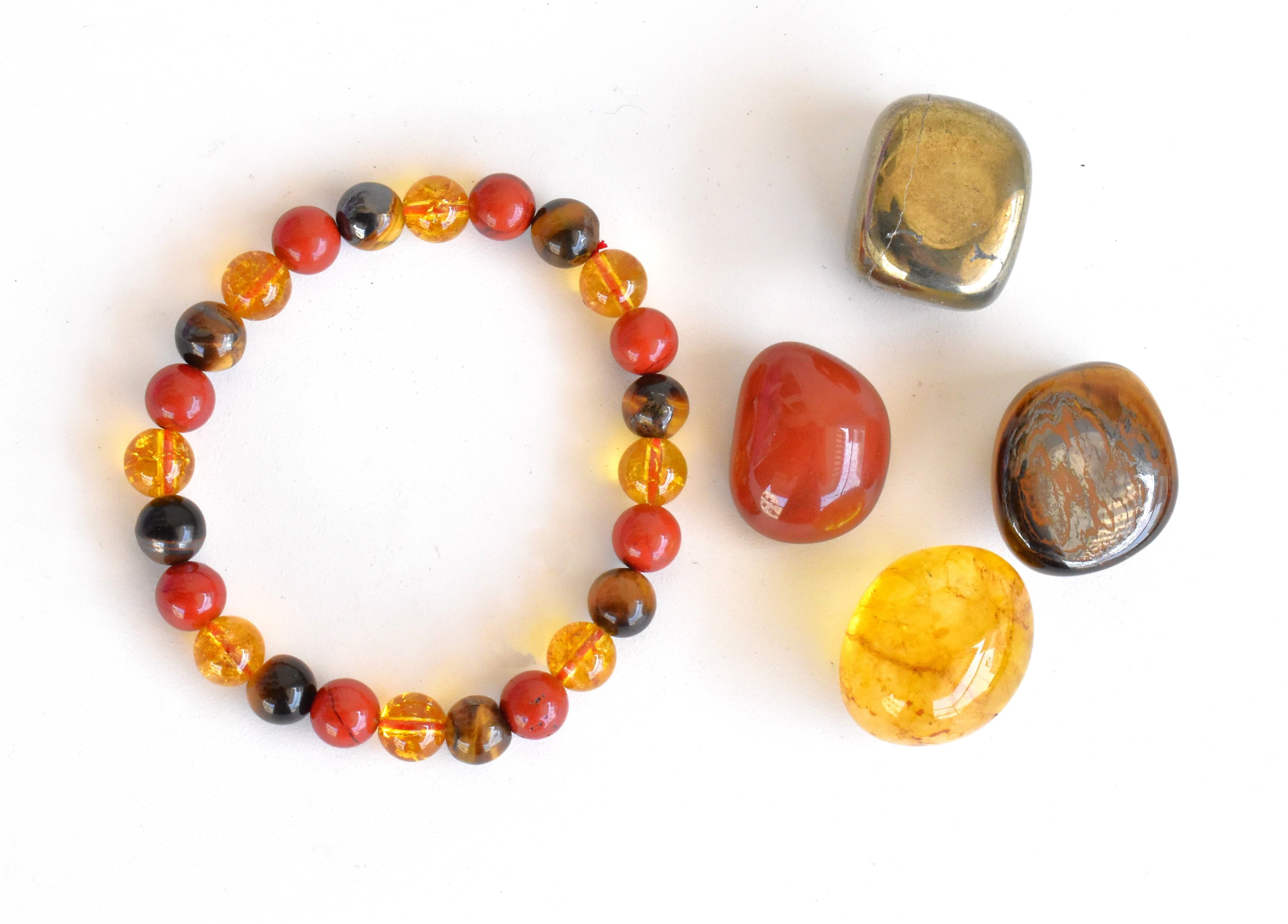 Boost CONFIDENCE Crystal Kit, Gemstone Tumble Kit, Confidence Crystal Gift Set.  DestGlow