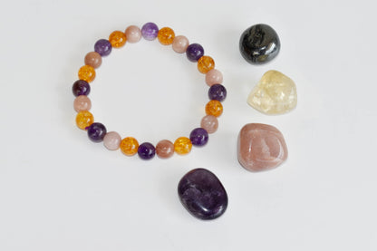 Enhances STRENGTH Crystal Kit, Gemstone Tumble Kit, Strength Crystal Gift Set  DestGlow