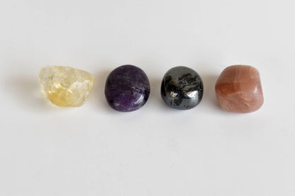 Enhances STRENGTH Crystal Kit, Gemstone Tumble Kit, Strength Crystal Gift Set  DestGlow