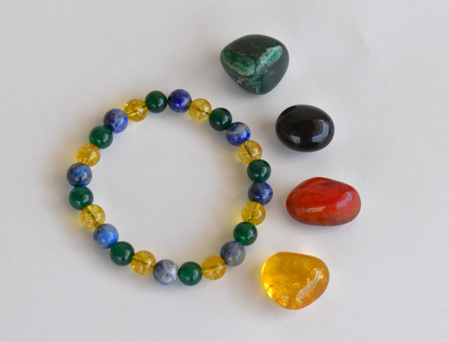 Promoting HAPPINESS Crystal Kit, Gemstone Tumble Kit, Happiness Crystal Gift Set  DestGlow