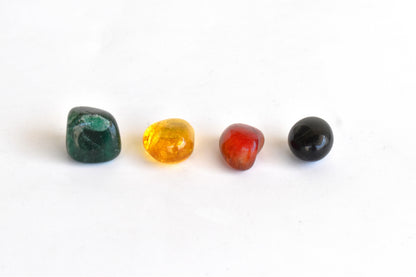 Promoting HAPPINESS Crystal Kit, Gemstone Tumble Kit, Happiness Crystal Gift Set  DestGlow