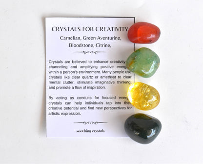 INSPIRATION &amp; CREATIVITY Crystal Kit, Student Crystals Kit.