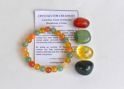 INSPIRATION &amp; CREATIVITY Crystal Kit, Student Crystals Kit.