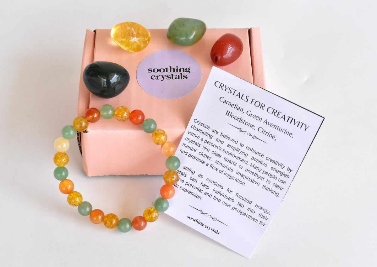 INSPIRATION &amp; CREATIVITY Crystal Kit, Student Crystals Kit.