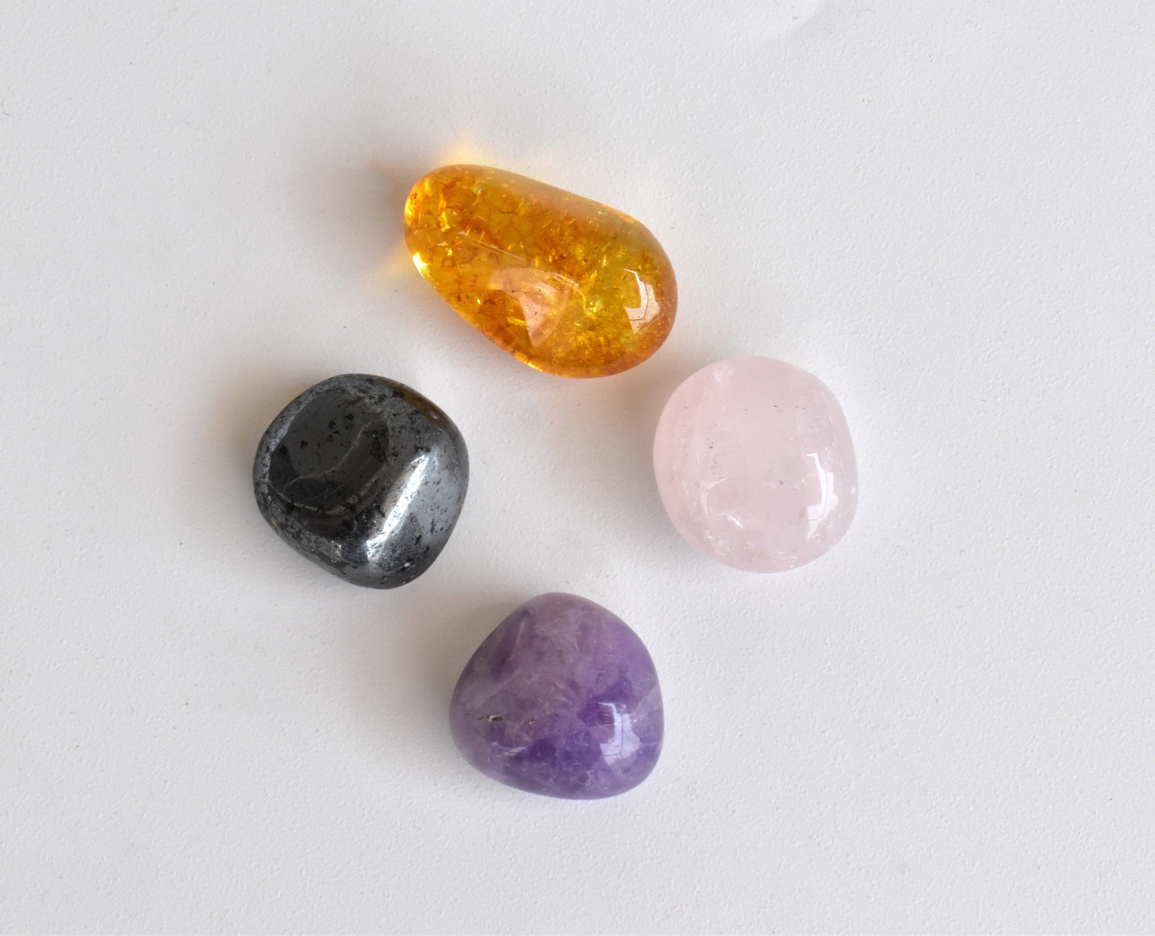EMOTIONAL HEALING Crystal Kit, Gemstone Tumble Kit, Emotional Healing Crystal Gift Set  DestGlow