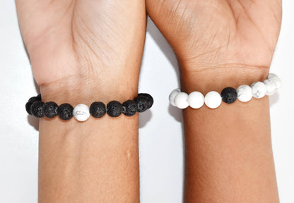 Lava Howlte Couple Bracelets, Anniversary Gift (Expansion and Inspiration )  DestGlow