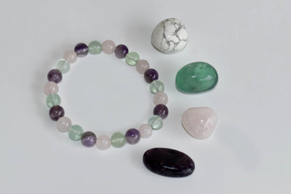 CALM Crystal Kit, Gemstone Tumble Kit, Calm Crystal Gift Set  DestGlow