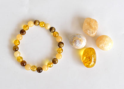 SOLAR PLEXUS Chakra Crystals Kit, Chakra&