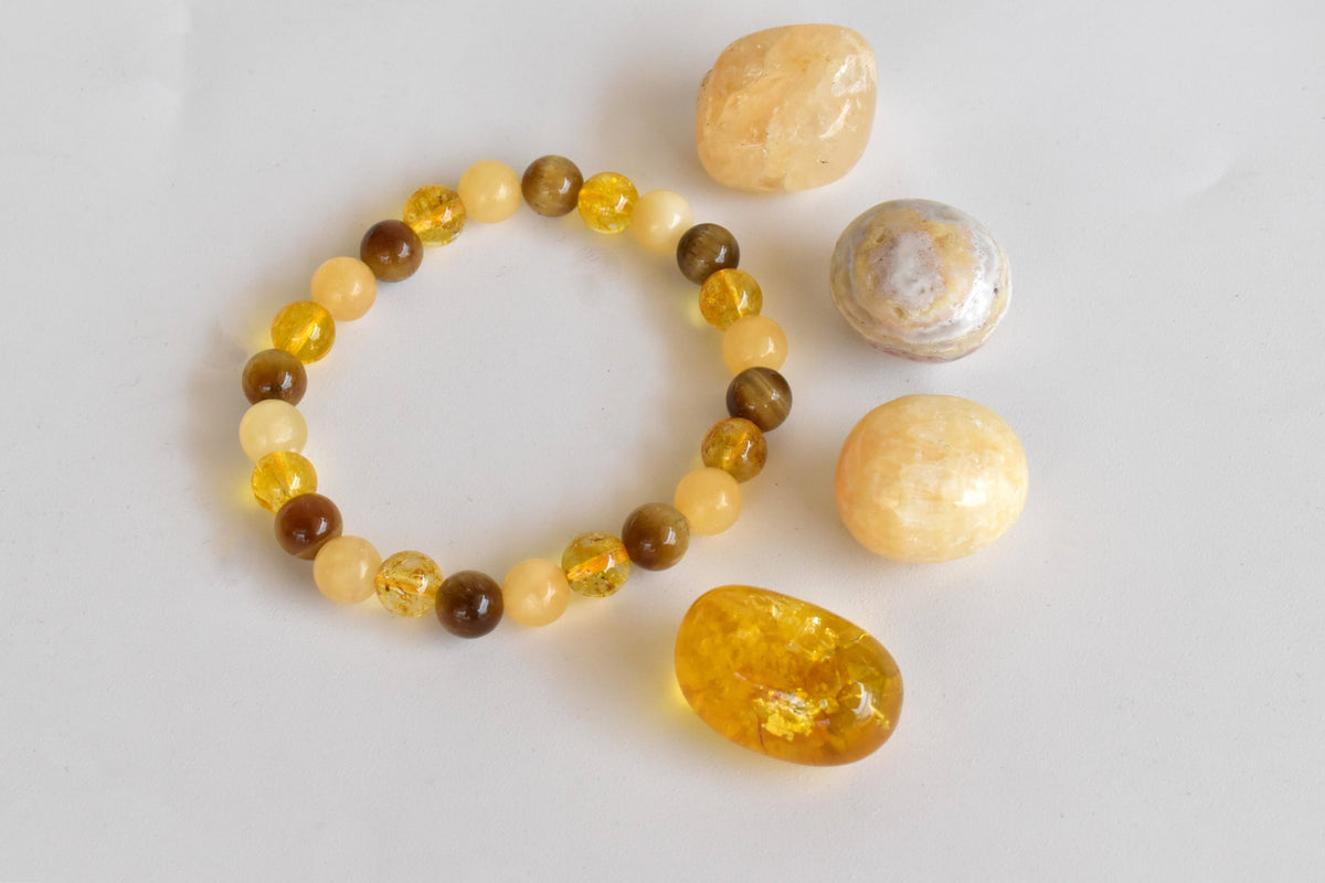 SOLAR PLEXUS Chakra Crystals Kit, Chakra&
