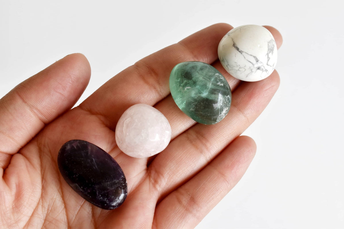 CALM Crystal Kit, Gemstone Tumble Kit, Calm Crystal Gift Set  DestGlow