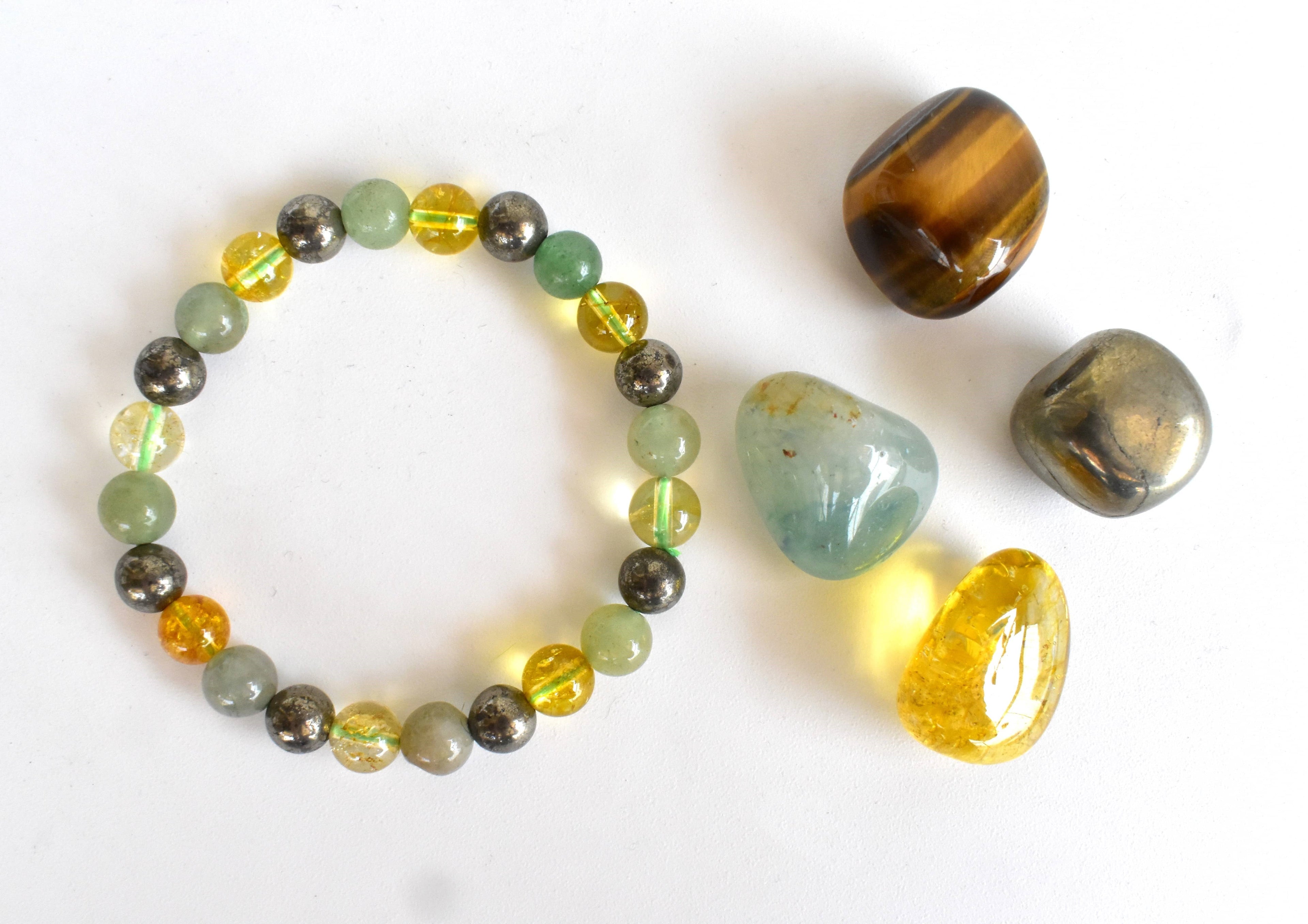 Attract SUCCESS Crystal Kit, Gemstone Tumble Kit, Success Crystal Gift Set  DestGlow