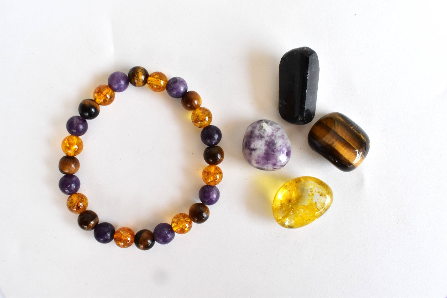 Soothing and Reducing DEPRESSION Crystal Kit, Gemstone Tumble Kit, Depression Crystal Gift Set  DestGlow