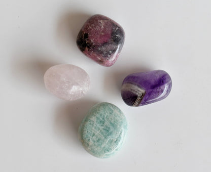 Inspire HARMONY Crystal Kit, Gemstone Tumble Kit, Harmony Crystal Gift Set  DestGlow