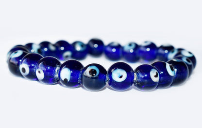 Evil Eye Bracelet, Good Luck Protection Charm, Baby Shower Gift.  DestGlow