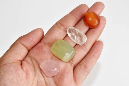 Encourages SELF-DISCOVERY Crystal Kit, Gemstone Tumble Kit, Self-Discovery Crystal Gift Set  DestGlow