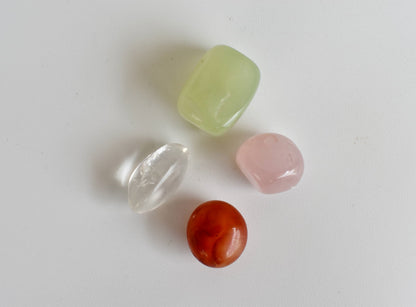 Encourages SELF-DISCOVERY Crystal Kit, Gemstone Tumble Kit, Self-Discovery Crystal Gift Set  DestGlow
