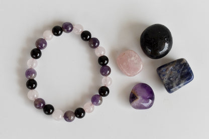 EMPATH PROTECTION Crystal Kit, Gemstone Tumble Kit, Empathy Crystal Gift Set  DestGlow