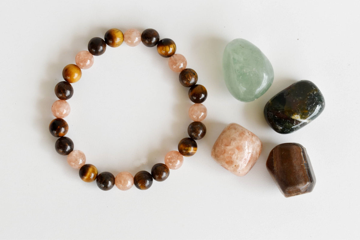 Inspire LEADERSHIP Crystal Kit, Gemstone Tumble Kit, Leadership Crystal Gift Set  DestGlow