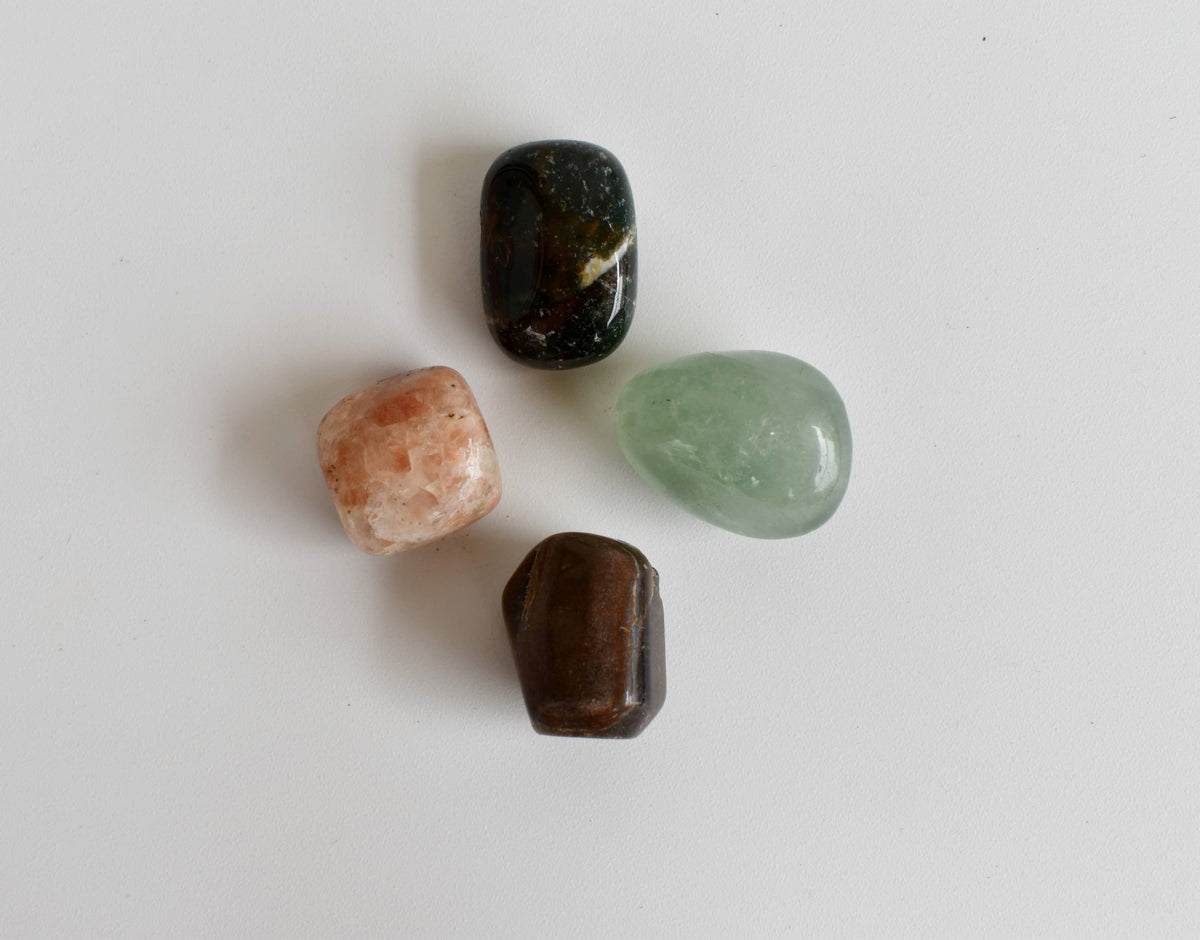 Inspire LEADERSHIP Crystal Kit, Gemstone Tumble Kit, Leadership Crystal Gift Set  DestGlow