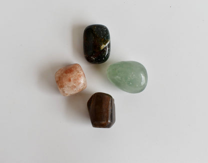 Inspire LEADERSHIP Crystal Kit, Gemstone Tumble Kit, Leadership Crystal Gift Set  DestGlow