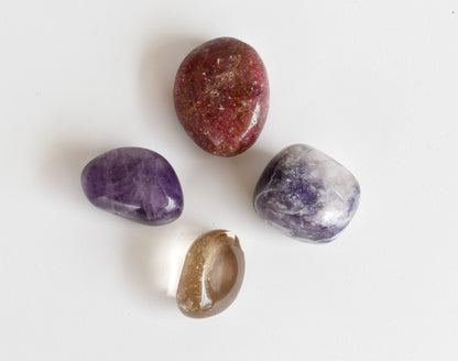 Brings RELAXATION Crystal Kit, Gemstone Tumble Kit, Relaxation Crystal Gift Set  DestGlow