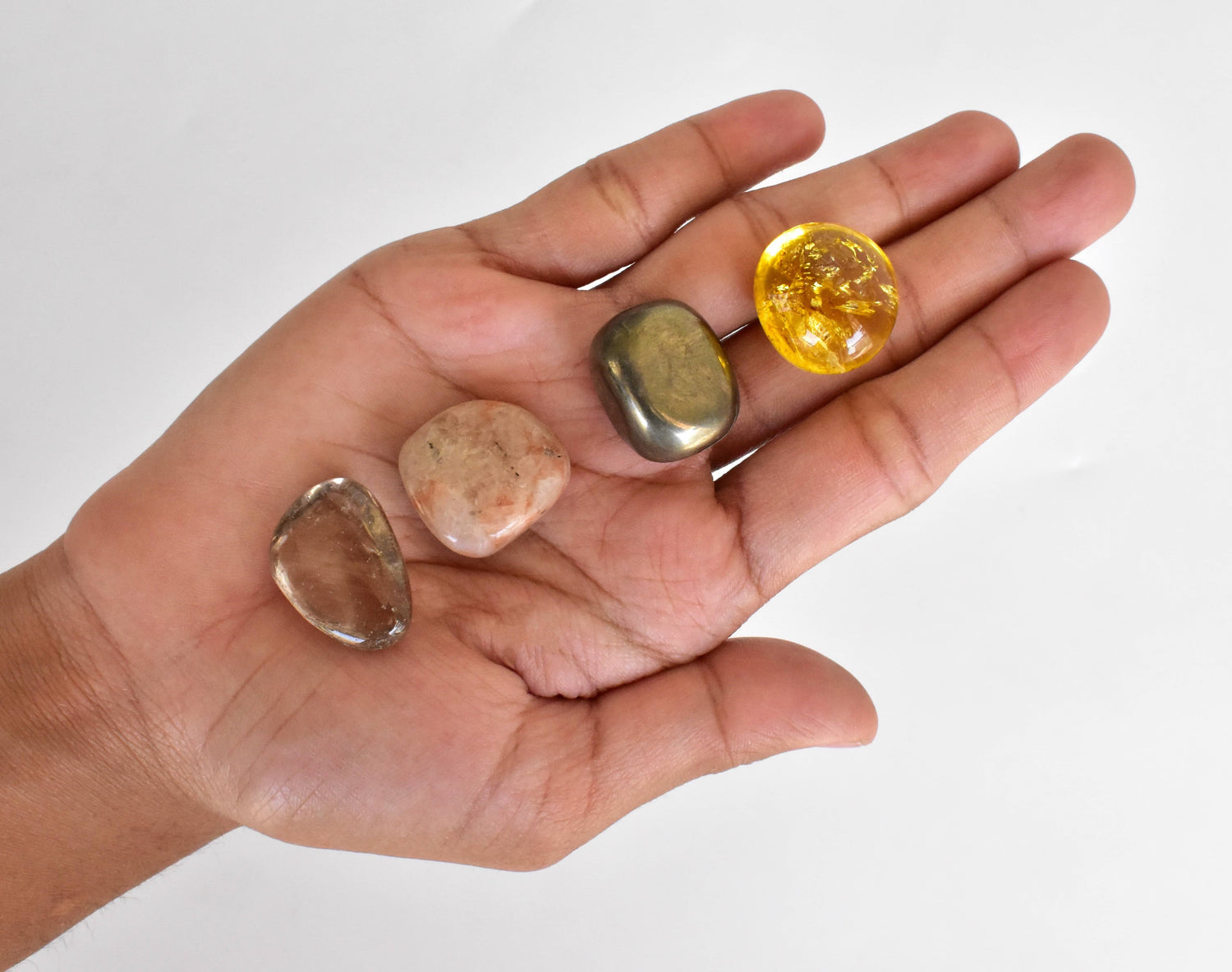 Developing POSITIVE MINDSET Crystal Kit, Gemstone Tumble Kit, Positive Mindset Crystal Gift Set  DestGlow