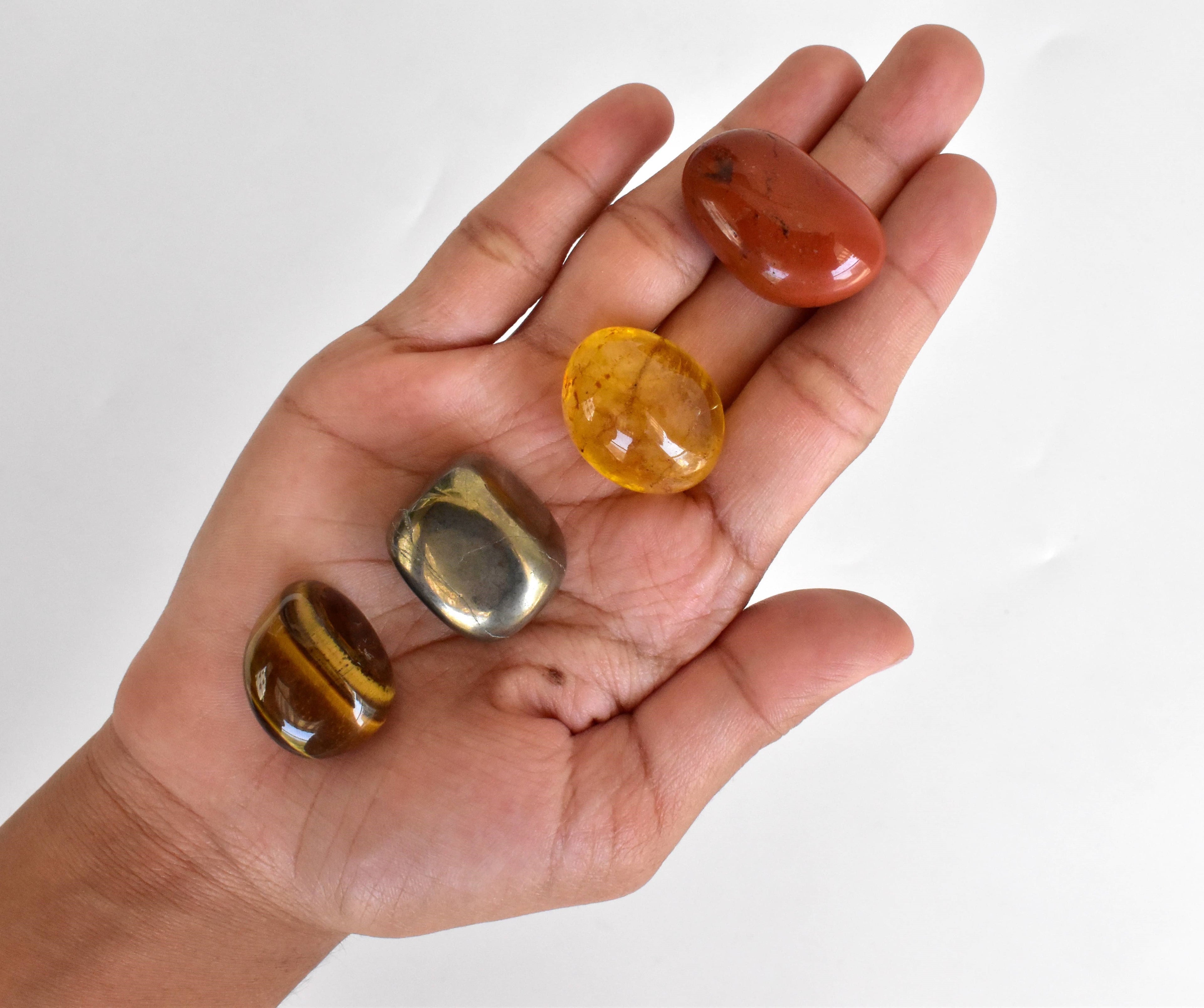 Boost CONFIDENCE Crystal Kit, Gemstone Tumble Kit, Confidence Crystal Gift Set.  DestGlow