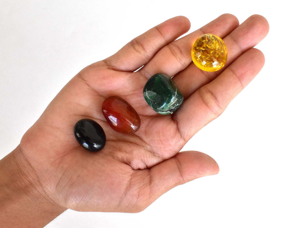 Promoting HAPPINESS Crystal Kit, Gemstone Tumble Kit, Happiness Crystal Gift Set  DestGlow