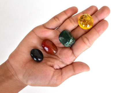 Promoting HAPPINESS Crystal Kit, Gemstone Tumble Kit, Happiness Crystal Gift Set  DestGlow