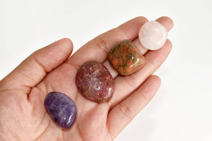 Encourage FORGIVENESS Crystal Kit, Gemstone Tumble Kit, Forgiveness Crystal Gift Set  DestGlow