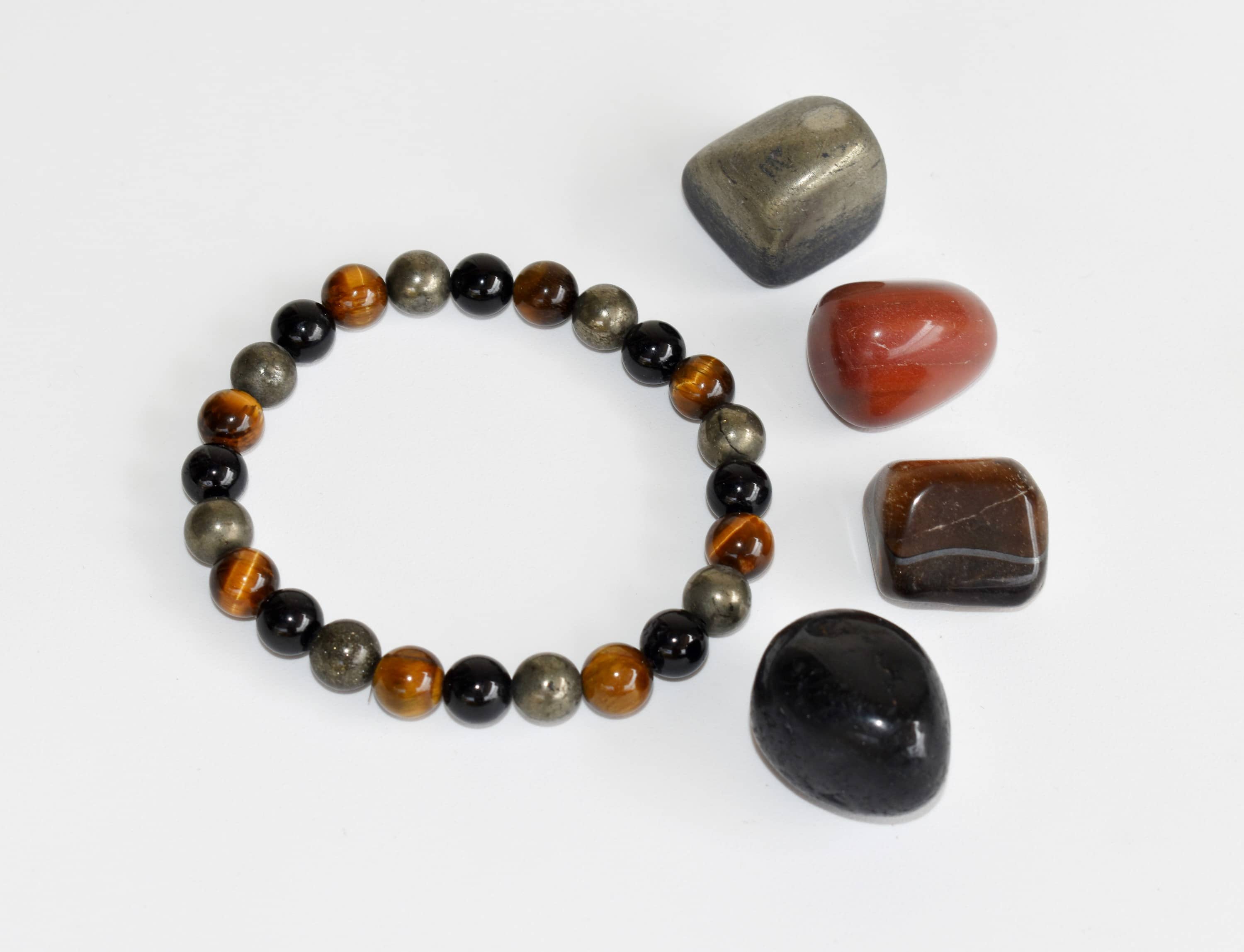 PROTECTION Crystal Kit, Gemstone Tumble Kit, Protection Crystal Gift Set  DestGlow