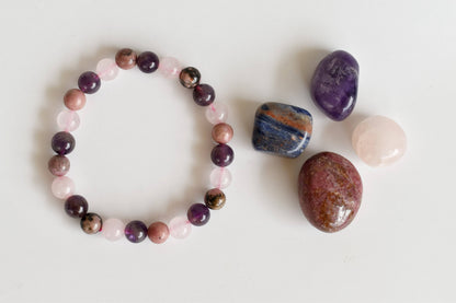 Attracting LOVE Crystal Kit, Gemstone Tumble Kit, Love Crystal Gift Set  DestGlow