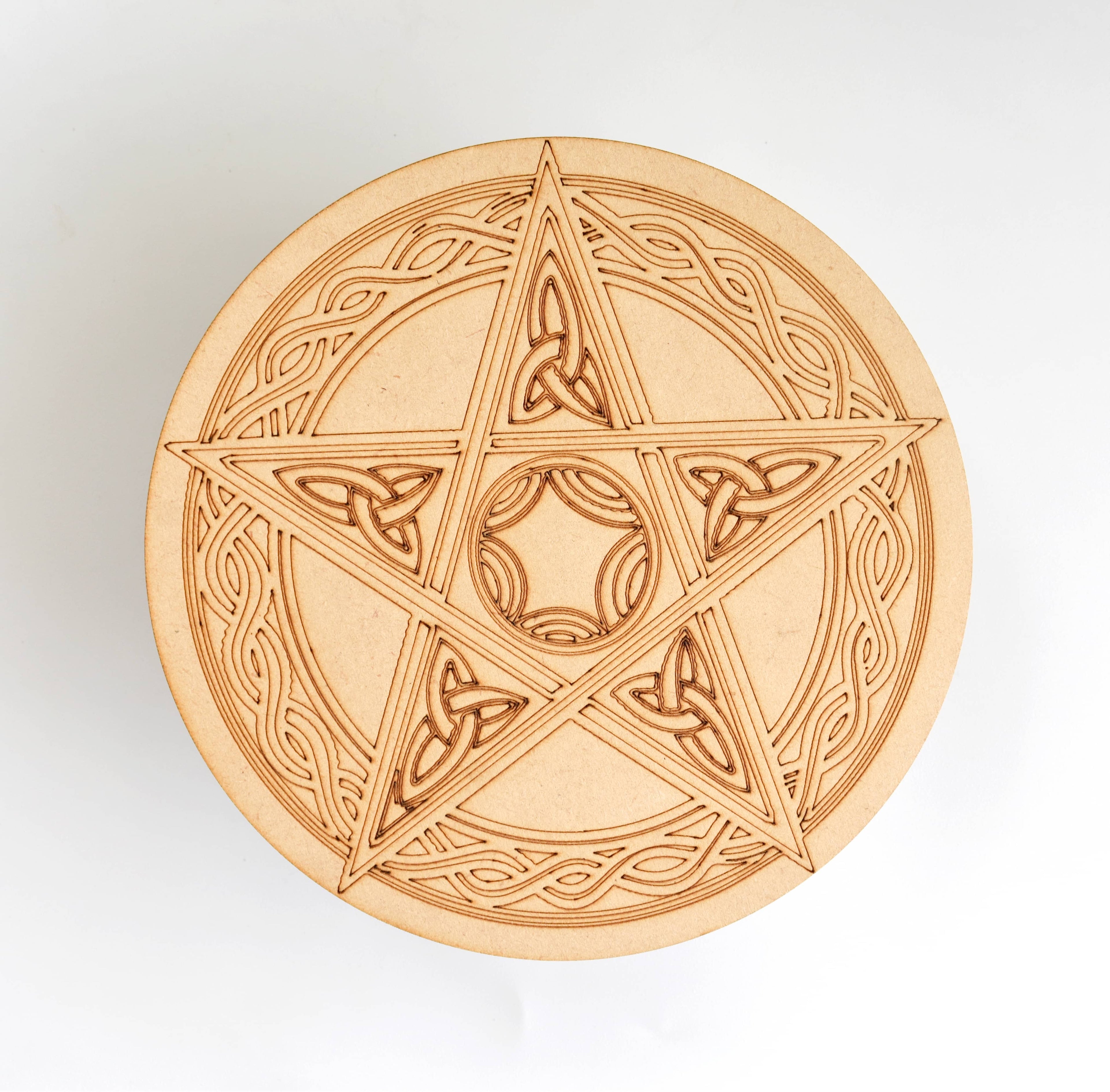 6" Dowsing Pendulum Board, Dowsing Board Grid Board  DestGlow