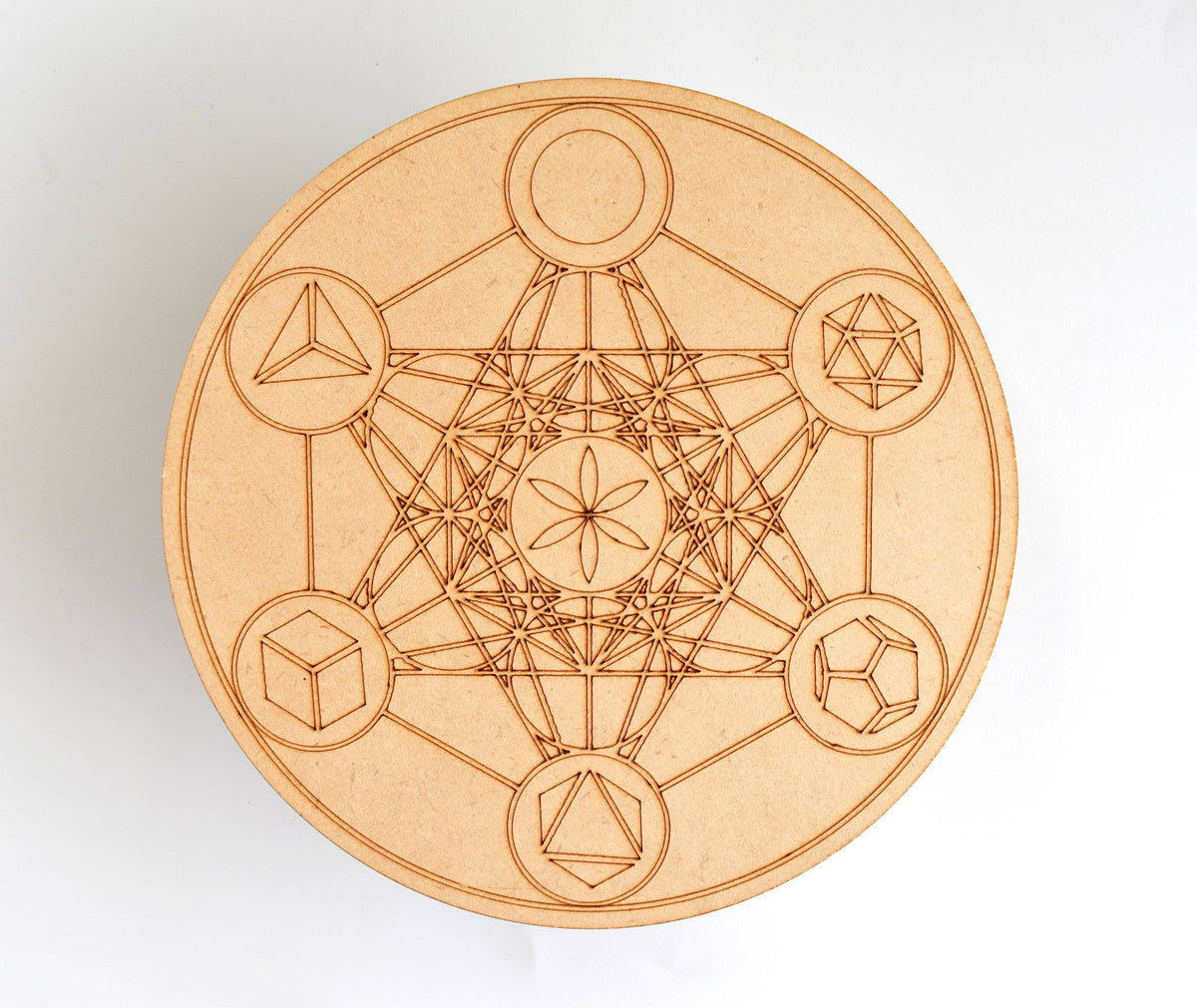 6" Dowsing Pendulum Board, Dowsing Board Grid Board  DestGlow