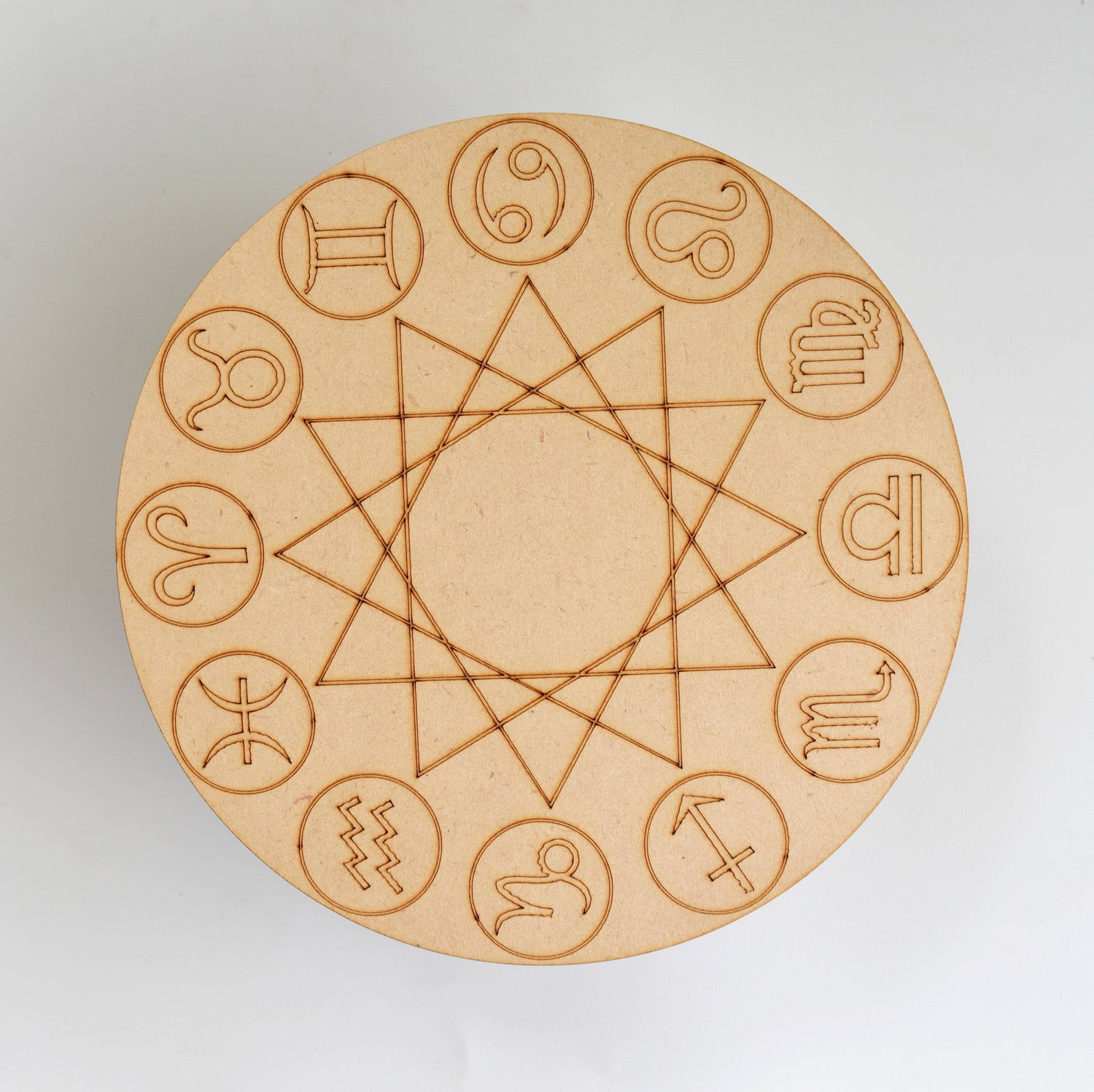 6" Dowsing Pendulum Board, Dowsing Board Grid Board  DestGlow