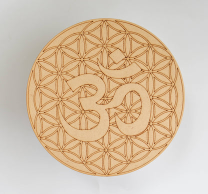 6" Dowsing Pendulum Board, Dowsing Board Grid Board  DestGlow