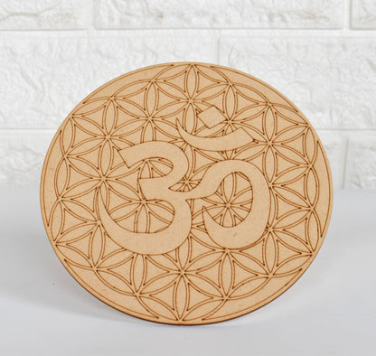 6" Dowsing Pendulum Board, Dowsing Board Grid Board  DestGlow