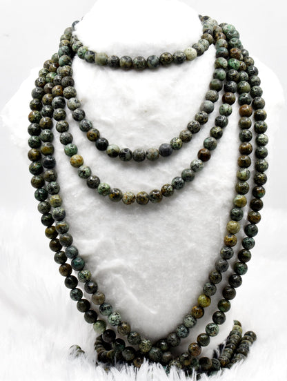 African Turquoise Beads, Natural Crystal Round Beads 4mm to 12mm  DestGlow