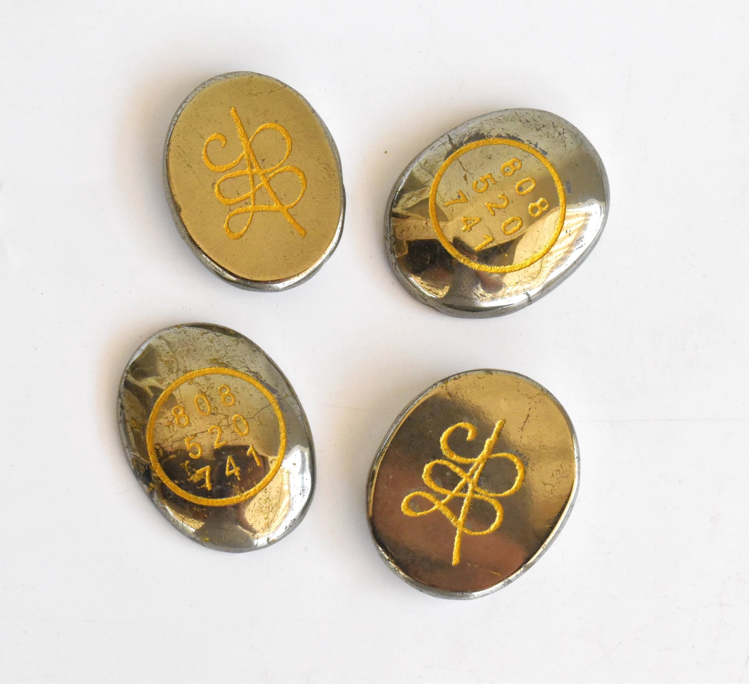 Pyrite Zibu Stones, Zibu Crystals Success Zibu Coins