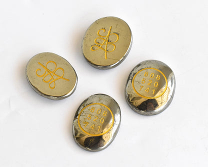 Pyrite Zibu Stones, Zibu Crystals Success Zibu Coins