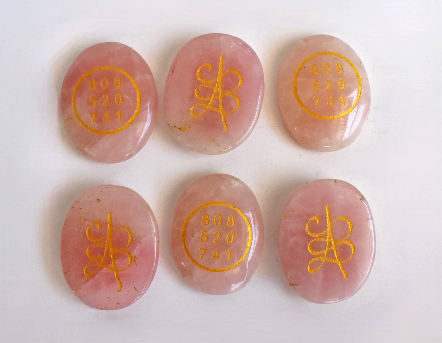Rose Quartz Zibu Stones, Zibu Crystals Success Zibu Coins.