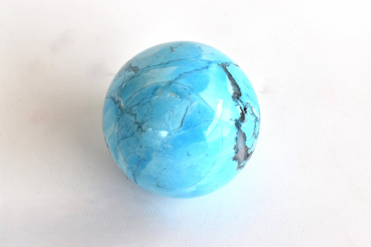 1Pc Turquoise Howlite Sphere Crystal Ball Healing Sphere